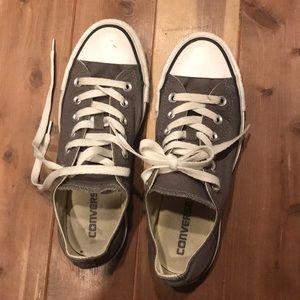 Charcoal grey converse
